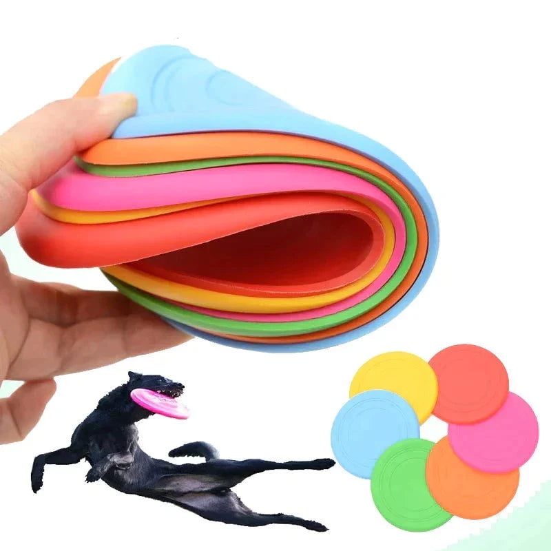 Disco de silicone - brinquedo para pet - seacheaqui