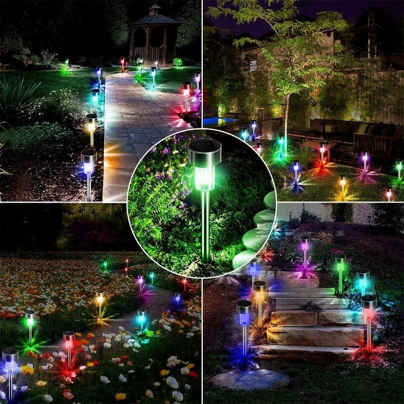 Lâmpada LED Solar À Prova D'água Para Jardim - seacheaqui