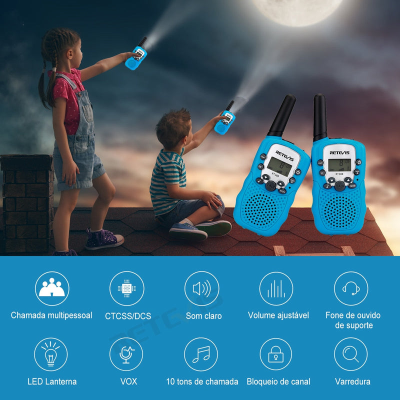 Walkie Talkie Portátil infantil - seacheaqui