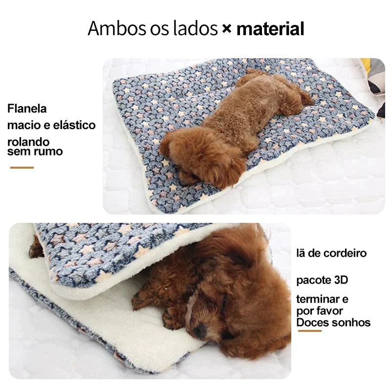 Cobertor peludo - serve como caminha para seu pet - seacheaqui